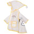 thumbnail image 6 of IVEYRTF Kids Clear Print Raincoat Durable Lightweight Windproof Waterproof with Enhanced Visibility for Rainy Day Activities Comfort Fit Fun Pattern Outerwear(Yellow,3XL), 6 of 9