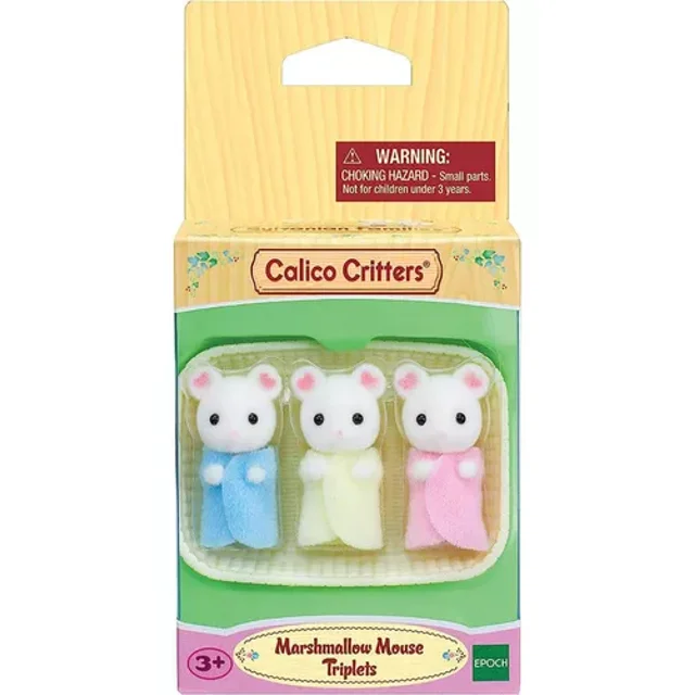 Calico Critters Trillizos Ratoncitos Marshmallow Mouse
