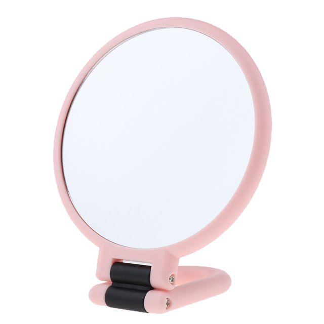 pitrice Portable Double Sided Round Mirror Souvenir Handheld Magnifying Magnifying Double-sided Makeup Mirror Makeup Mirror Souvenir Makeup Mirror 2X Magnify