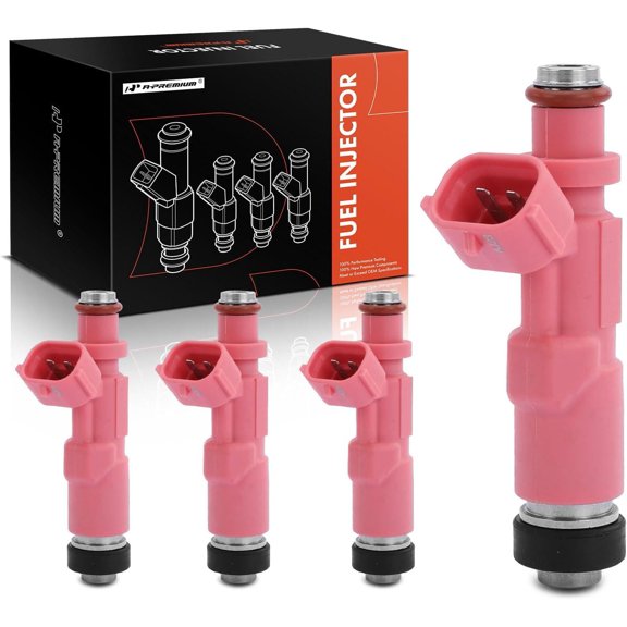 A-Premium Fuel Injectors Compatible with Toyota Tacoma 2000-2004 2.4L 2.7L, 4Runner 2000 2.7L 4-PC Set