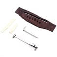 thumbnail image 1 of OULII Guitar Bridges Acoustic Guitar Bridge Kit Metal String Support Recording 1 Set, 1 of 4