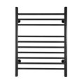 thumbnail image 1 of Infinity Towel Warmer, Black, Dual Connection, 10 Bars, 1 of 5
