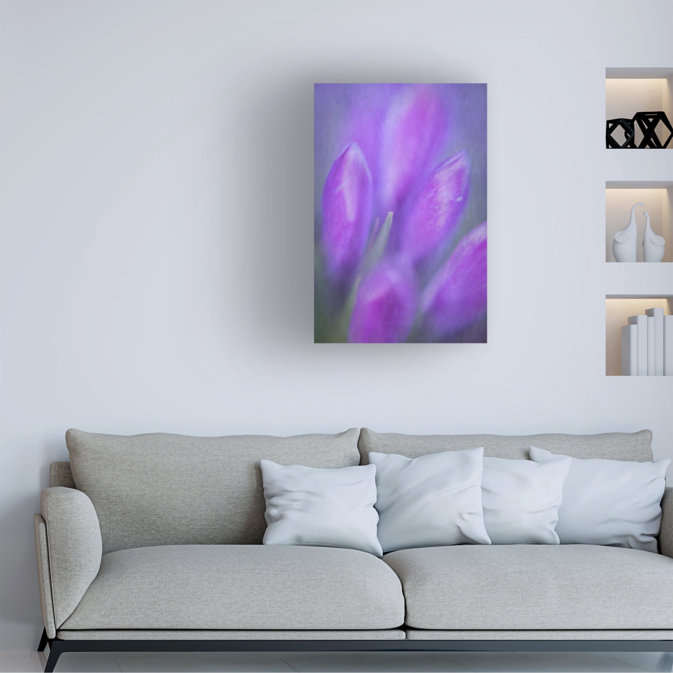 Canvas Wall Art - Ludwig Riml 'Crocouse Bouquet' Wall Art for Living Room, Bedroom, or Office Décor by Trademark Fine Art - 30 x 47 Inches