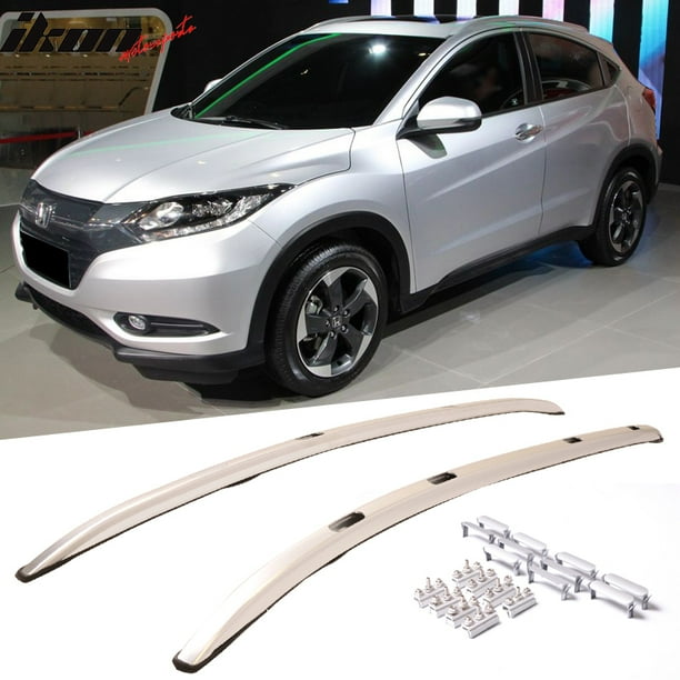 Compatible With 16 18 Honda Hrv Vezel Oe Factory Style Roof Rack Brushed Aluminum Set Walmart Com Walmart Com