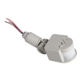 thumbnail image 2 of Interruptor de luz de pared exterior LED gris con detector de sensor de movimiento PIR infrarrojo (90 ~ 250 V, 180 grados), 2 of 10