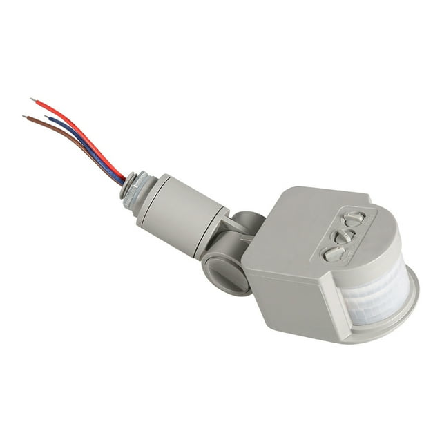 Detector de sensor infrarrojo PIR de seguridad, LED para exteriores 90~250V 180 Sensor de cuerpo Interruptor inductor Detector de sensor de movimiento Interruptor inductor Funcionalidad versátil