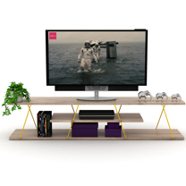 Cfowner 56" TV Stand for TV up to 60 inch, Entertainment Center with Storage Shelves, Modern Industrial Media TV Console Table for Living Room