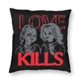 thumbnail image 1 of Funda de cojín de la novia de Chucky, 40x40cm, funda de almohada de juego para niños de Halloween, almohadas modernas de terciopelo, decoración para salón, decoración del hogar, 1 of 5