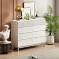 thumbnail image 7 of 8-Drawer Storage Cabinet, Dresser for Bedroom, Living Room, Dining Room, Hallways, White, 7 of 7