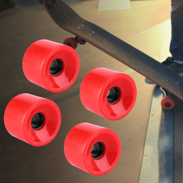 Roue de Skateboard, Roues de Skateboard 4 Pcs/ensemble Roue de Skateboard en PU, pour Longue Roue de Planche