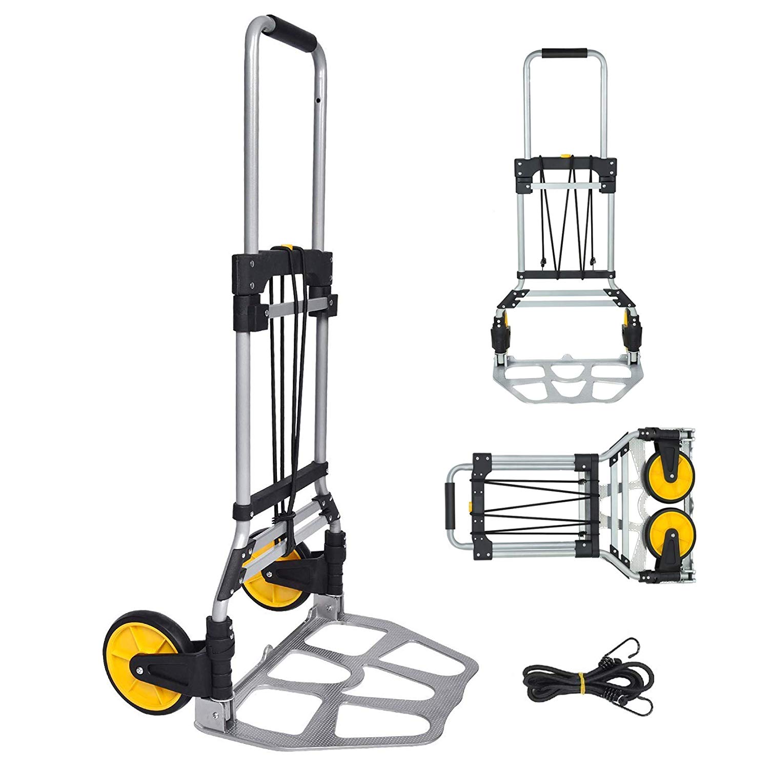 Business, Industry & Science Bonnlo Folding Hand Truck Aluminum