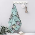 thumbnail image 5 of Hand Towels Set of 2 Lily Flower Towels for Bathroom Soft Absorbent Decorative Hand Bath Towels Dish Towels for Kitchen Sports Gym Yoga Home Decor 14 x 28 in, 5 of 6