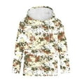 thumbnail image 4 of Men's Camouflage Hoodie Shirt Button Up Lightweight Pullover Long Sleeve Blouse Athletic Fishing Outdoor, 4 of 4