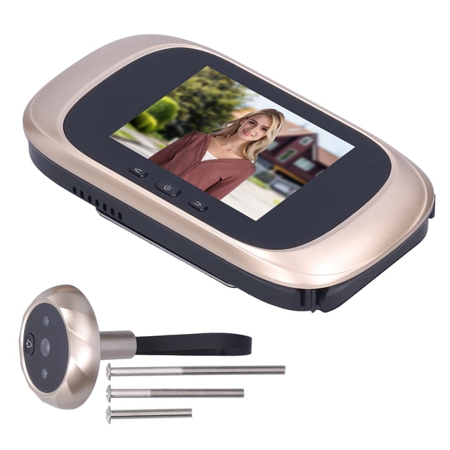 Video , Simple Operation Low Power Consumption Door Viewer 90 Degrees View Angle Infrared Night Vision Mode For Home Use For House Guests