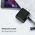 thumbnail image 3 of Universal Dual Port Wall R/ Adapter/ Block In Black (12pcs), 3 of 3