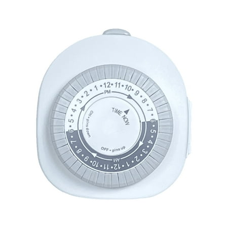 Hyper Tough Indoor Grounded Analog Timer with 3-Prong Outlet