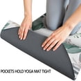 thumbnail image 3 of Pioneer Flower Floral Print Pattern Hot Yoga Mat Towel Non Slip for Hot Yoga - Quick-Drying Yoga Mat Cover with 4 Corner Pockets with Travel Bag - Hot Yoga Towel Non Slip 70"x26", 3 of 6