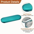 thumbnail image 4 of 2Pack 6.9x2.4x0.7 Inch Metal Tin Box Containers Portable Box, Green, 4 of 7