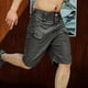 thumbnail image 1 of Fiudx Pantalones Cortos Cargo para Hombre, Pantalones Cortos Clásicos de Sarga para Trabajo, Pantalones Cortos Casuales Cómodos, Pantalones Cortos de Poliéster Transpirables, Uso Diario, Actividades, 1 of 4