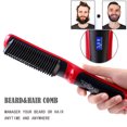 thumbnail image 2 of Chainplus Portable Cordless Beard Straightener Electric Hair Brush Comb for Men, 2 of 8