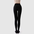 thumbnail image 5 of Maplenight One-Seam Fleece Lined Tights Women Winter Fake Translucent Pantyhose High Waist Thermal Legging for Women, 5 of 7