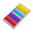 thumbnail image 4 of Milaget Acrylic Cubes Blocks Set Stacking Blocks Toys for Preschool Party 3  Year Old 100pcs, 4 of 8