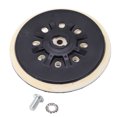 thumbnail image 1 of Placa de respaldo para pulidora Placa de respaldo de gancho y bucle resistente al desgaste de PU de 17 orificios para muebles de automóviles, 1 of 5