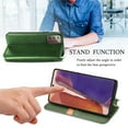 thumbnail image 3 of Dteck Case For Samsung Galaxy Note 20 (6.7 inches),Luxury Leather Wallet Card Holder Flip Cover Protective Shockproof Kickstand Phone Case ,Green, 3 of 7