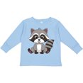thumbnail image 3 of Inktastic Cute Baby Raccoon Boys or Girls Long Sleeve Toddler T-Shirt, 3 of 5