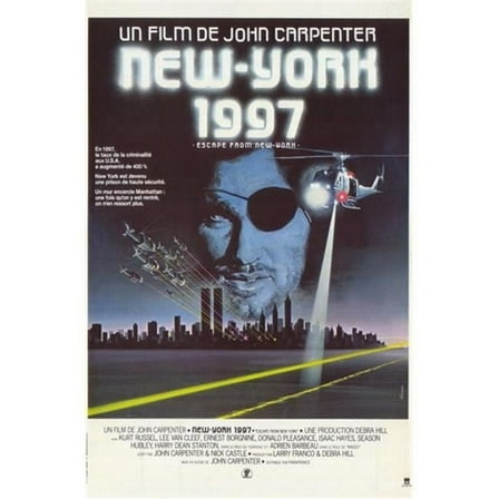 Escape From New York Movie Poster - 11 x 17 in.