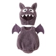thumbnail image 3 of Kakishop My First Halloween Clothes Baby Infant Boy Girl Halloween Costume Outfit Bat Sleeveless Romper with Hat (Purple,3-6 Months), 3 of 9