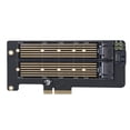 thumbnail image 4 of Tarjeta adaptadora conversora M.2 NVMe SSD NGFF a PCIE X4, clave M, clave B, puerto dual, 4 of 12