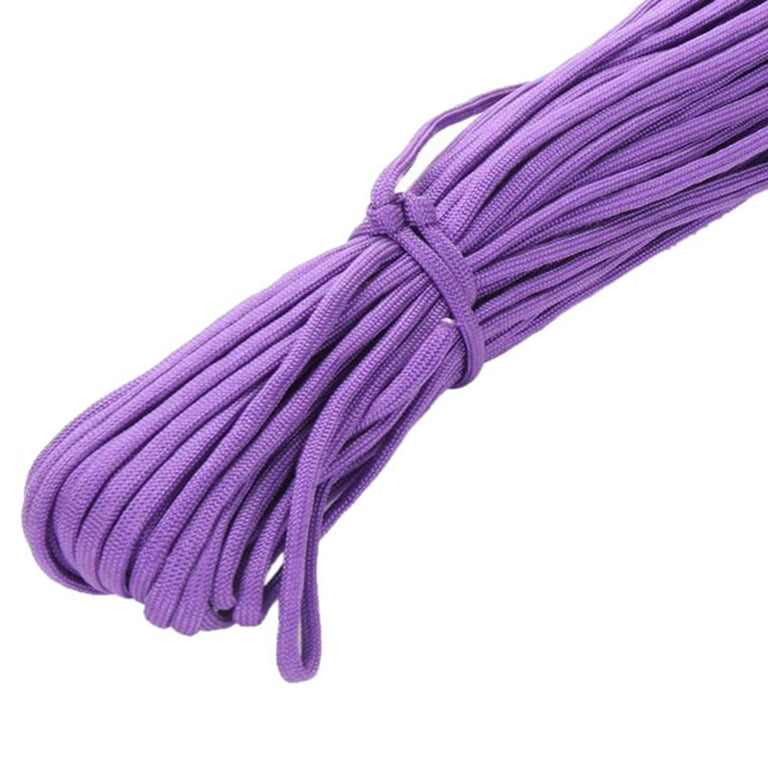 100 FT Parachutes Cord, Ergonomic Design Polypropylene Fiber Safety Lanyard  Rope for Bracelet Crafting Keychain Dog Collar Woven Manual Braiding  Supplies, 8 Colors in Available 