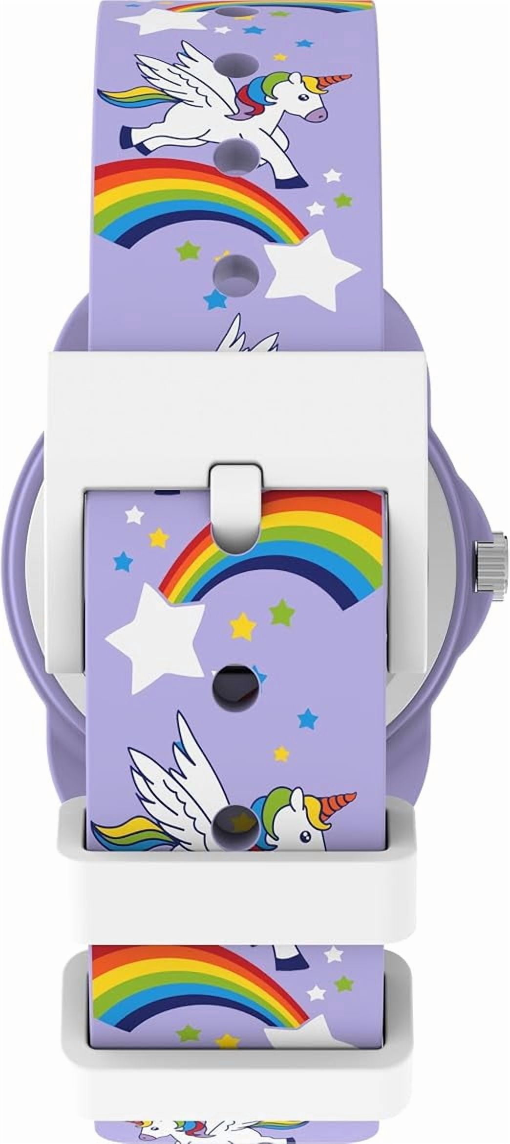 Timex Youth Kids Time Teacher 30mm Watch - Purple Strap White Dial Purple Case