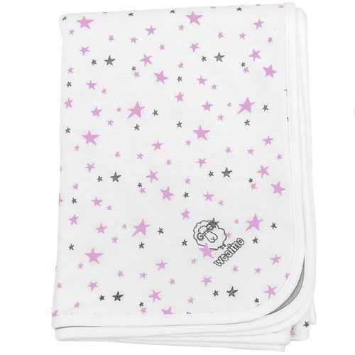 Stars Woolino SBL001 40/” x 31.5/” Merino Wool Blanket Baby Blanket for Crib or Stroller