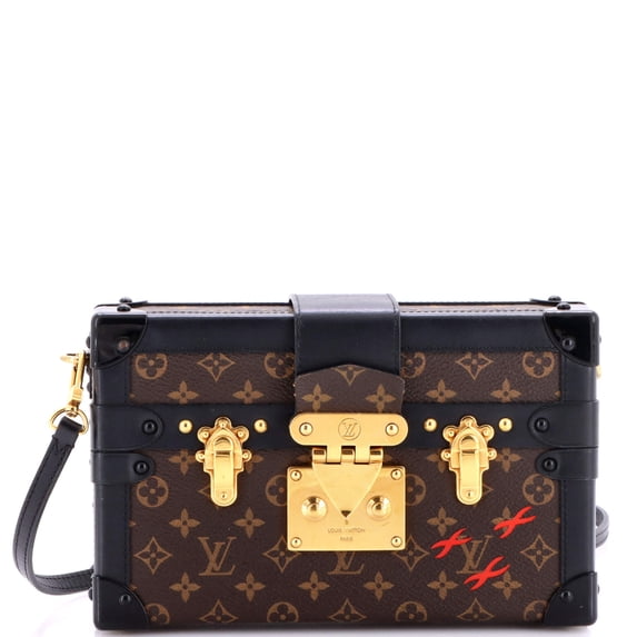 Pre-Owned Petite Malle Handbag Monogram Canvas By Rebag