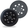 thumbnail image 1 of S SATC Replacement Sander Pads 5 Inch 8 Hole Hook and Loop Replacement Pads 2 PCS Orbital Sander Replacement Pads 5 Random Orbit Sanders Replacement Backing Sanding Pad, 1 of 1
