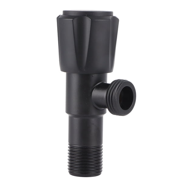 Válvula Angular, Válvula Triangular De Acero Inoxidable De Amplia Aplicación Resistencia A Alta Presión Para Lavabo De Cocina, Inodoro, Calentador De Agua, Etc. EOTVIA Bathroom Supplies