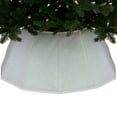 thumbnail image 6 of Northlight 26" Shiny White Fabric Hexagonal Christmas Tree Collar, 6 of 6