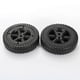 thumbnail image 3 of 2 Pack BBQ Grill Wheels Smooth Rolling Black 6 inch Tires for BBQ Grills, 3 of 4