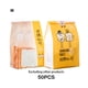 thumbnail image 3 of Advancent 50 pack/lote bolsa para tostadas en rodajas borde prensado en caliente hecho a mano y bolsa autosellante de ventana transparente Organizadores de utensilios de cocina amarillo talla mediana, 3 of 6