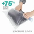 thumbnail image 3 of Reusable Travel Clothes Air Vacuum Bags Roll Up Compression Storage Bags For Suitcases Tops Pants Portable Foldable Storage Bags, 3 of 9