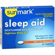 Sunmark Sleep Aid Tablets 25 mg - 32 ct