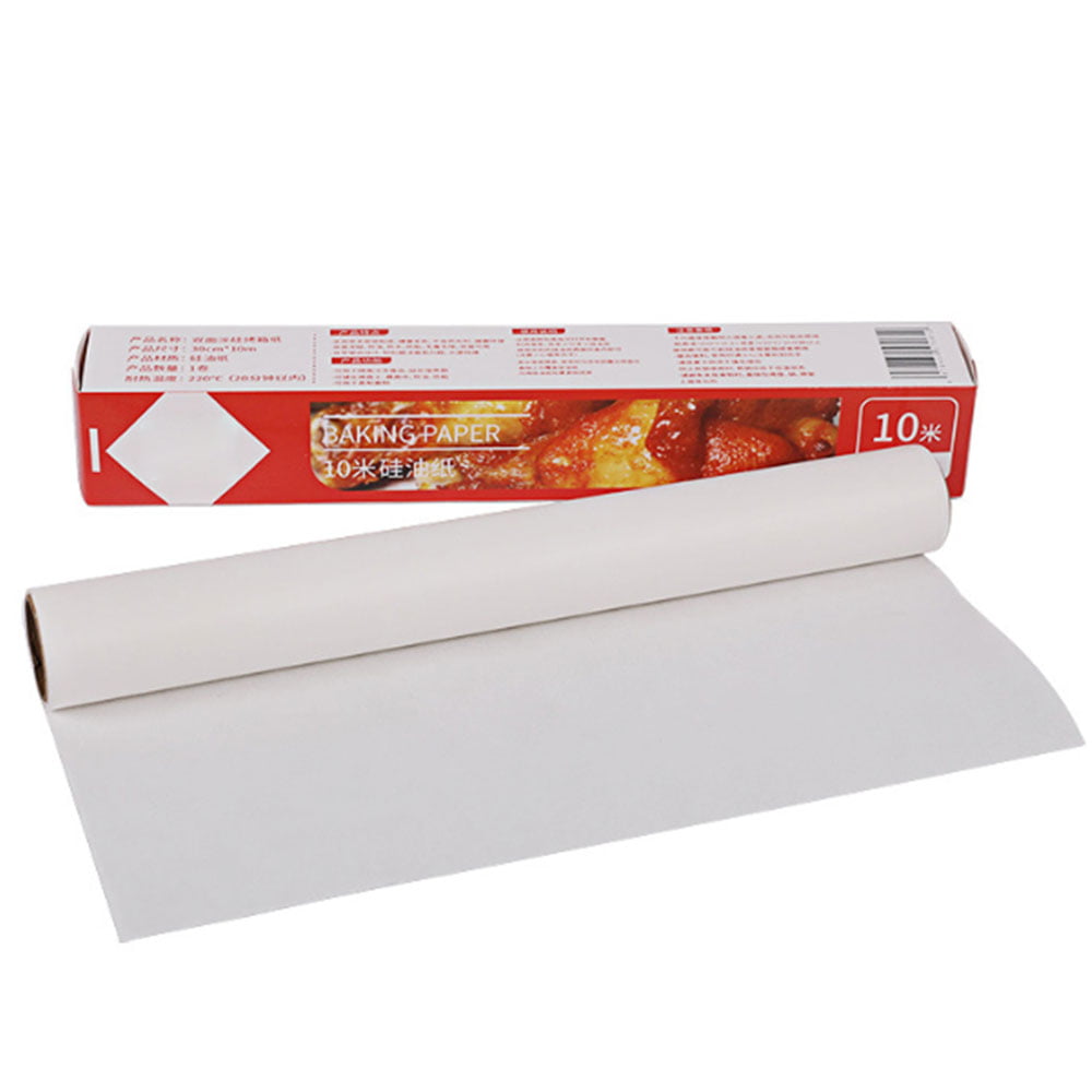 10M Non-stick Greaseproof Oven Bakeware Baking Cooking Paper Pan Liner ...