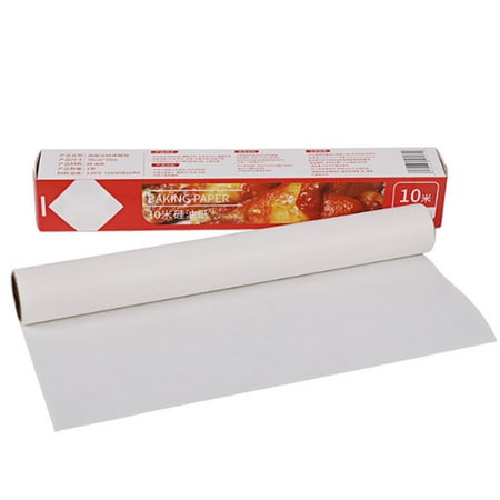 10M Non-stick Greaseproof Oven Bakeware Baking Cooking Paper Pan Liner Rectangle Baking Sheets for Bakery BBQ Party