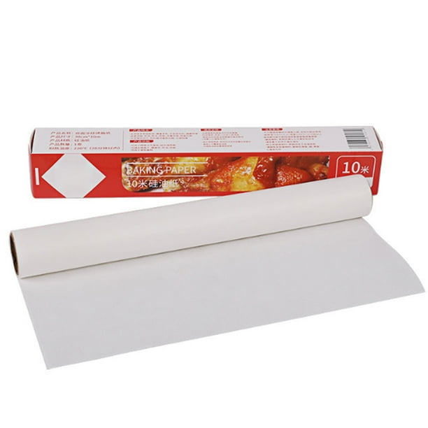10M Nonstick Greaseproof Oven Bakeware Baking Cooking Paper Pan Liner Rectangle Baking Sheets