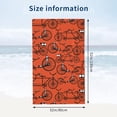 thumbnail image 4 of Yibo Motorcycle Theme Towel Quick Dry Ultra Absorbent Towel Lightweight Shower Towel for Bathroom Outdoor Swimming, 4 of 9