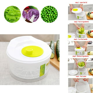 Dongzhur Fruit and Vegetable Washing Machine Fruit Washing Spinner Device  Vegetable Cleaner Device with Spin Scrubber Brush, Fruit Vegetable Washer