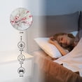 thumbnail image 4 of Non-Ticking Silent Wall Clocks Battery Operated Personalized Decor Clock for Living Room,Bedroom-Beautiful Pink Cherry Blossom Painting On Textured Paper(14inch), 4 of 4