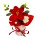 thumbnail image 1 of Ramo de flores de ganchillo hecho a mano, ramo de punto artificial, girasol falso, clavel, tulipán, flores de hojaldre, regalos para madre, esposa en cumpleaños, aniversario, 1 of 8